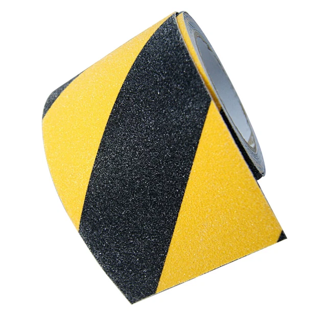 Nastro adesivo antiscivolo giallo nero antiscivolo, maneggevole s