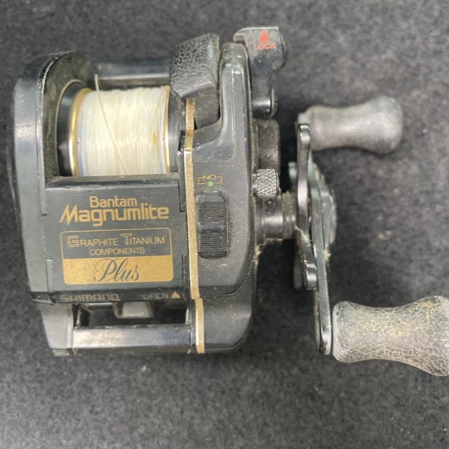 SHIMANO BANTAM MAGNUMLITE 2001SG Plus Baitcasting Reel Japan Used