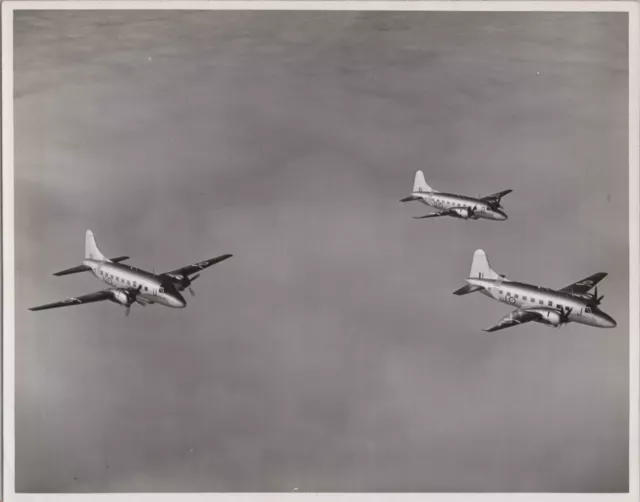 Vickers Varsity Formation Original Vintage Press Photo Raf Royal Air Force 19