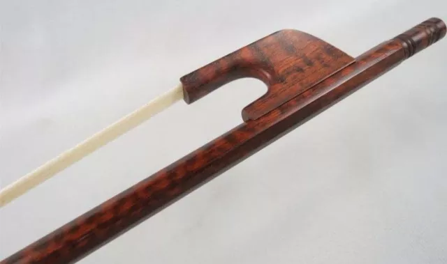 Baroque style cello bow balance Professional snakewood cello bow 4/4,round Stick 2