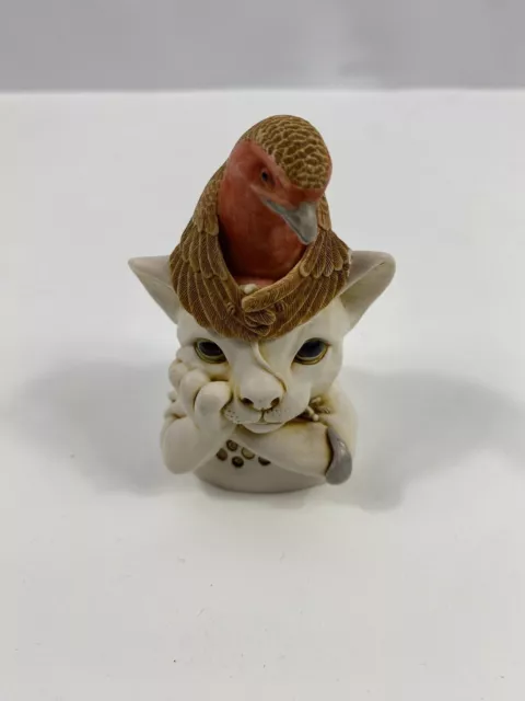 Harmony Kingdom Cat Bird Mouse Display Figurine