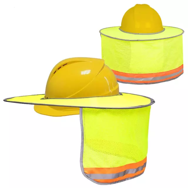 2 Proteccion De Solar Para Casco Protector Construccion Cuello Sombrero Cascos