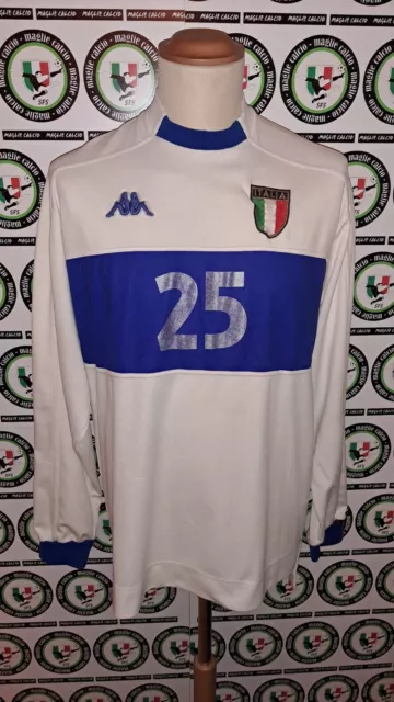 25 Under21 MATCH WORN ITALY ITALIA 1999 SHIRT MAGLIA CALCIO FOOTBALL SOCCER