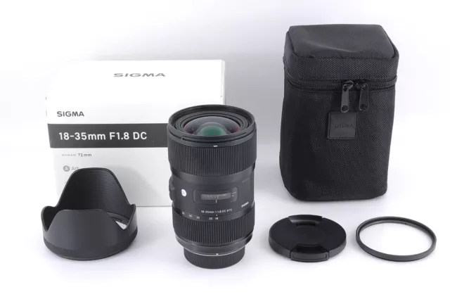 SIGMA 18-35mm F/1.8 DC HSM Art Lens for Nikon F Mount [Near Mint] from JP #L1984