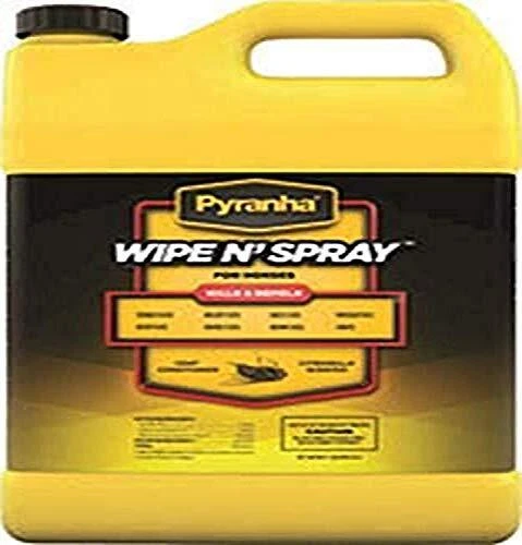 Pyranha 001GWIPEG 068022 Wipe N'Spray Fly Protection Spray for Horses