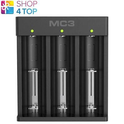 XTAR MC3 Micro USB LI-ION 18650 Batterie Chargeur Cylindrique Piles Neuf