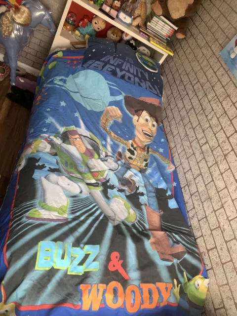 Edredón y funda de almohada vintage de Disney Toy Story