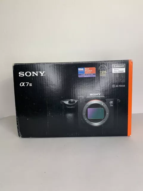 Sony A7 iii appareil photo numérique Body Only Shutter 4048