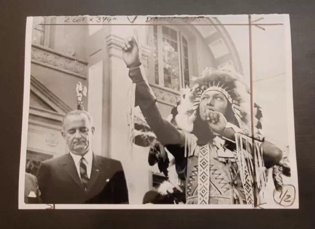 Lyndon B. Johnson President Vintage Original Photo San Francisco Examiner Wow