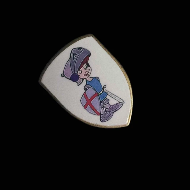Armor of God Kids Pin Hard Enamel Knight Pinback Badge Bookbag Backpack Vintage