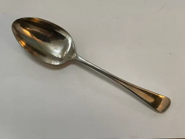 Antique Large Silver Plated Serving Spoon 22cm