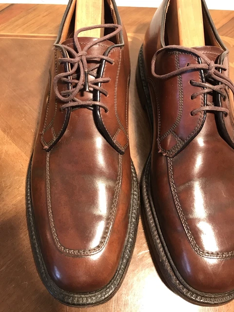 rara scarpa Alden Cigar Shell Cordovan Moc Toe taglia B/D Barrie ultima nuova conchiglia 950€