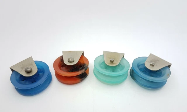 Soviet Vintage Retro Furniture Wheels 4x colors choice USSR