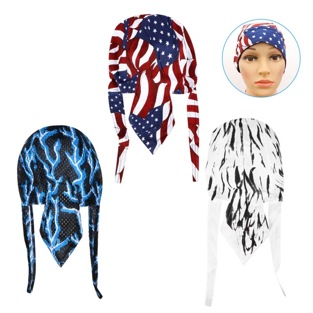 3pcs Vélo Pirate Chapeau Bandana Vélo du pour Absorber