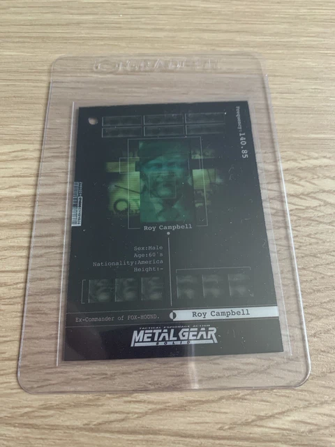 METAL GEAR SOLID TRADING CARD FOX 039
