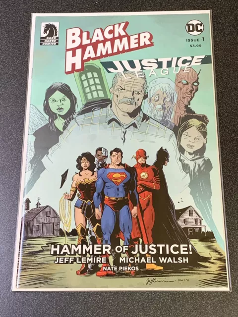 Dark Horse Comics Black Hammer Justice League #1 Lemire Var 2019 CASE FRESH NM