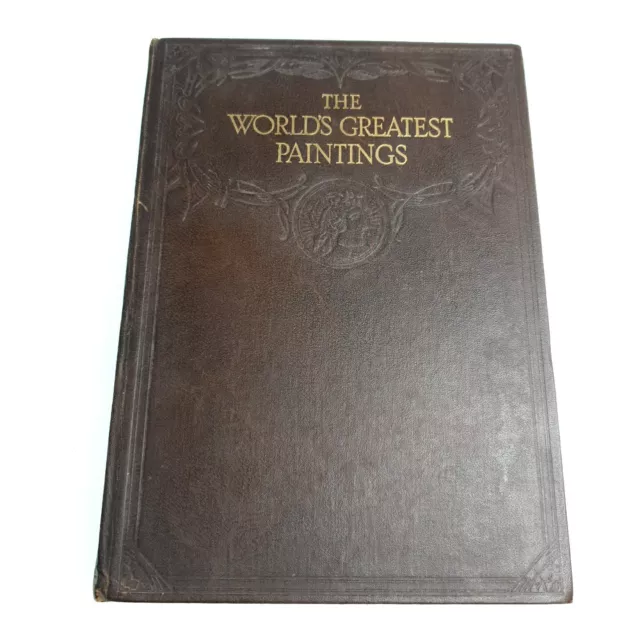 The Worlds Greatest Paintings V1 Odhams Vintage Hardback Book