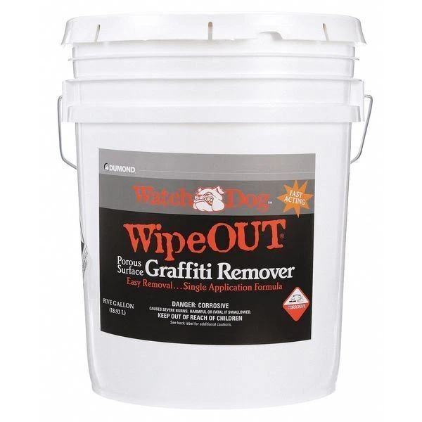 DUMOND Watch Dog Wipe Out Porous Surface Graffiti Remover, 5 Gallon 8405
