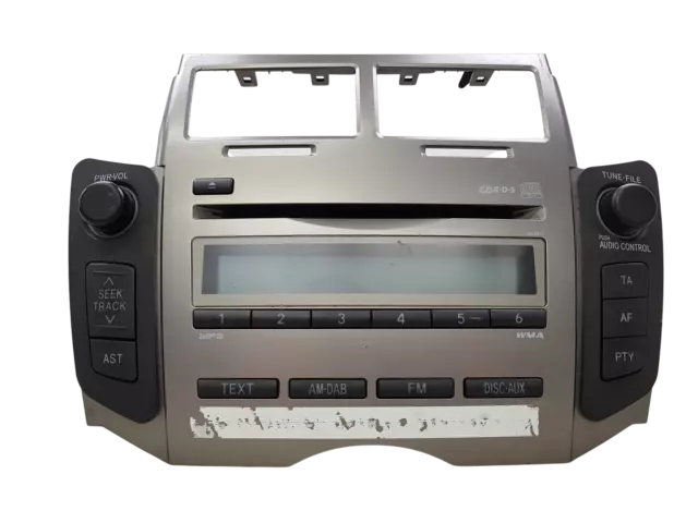 Radio Cd Mp3 Toyota Yaris 86120-0D490 W13811 Fujitsu 1270