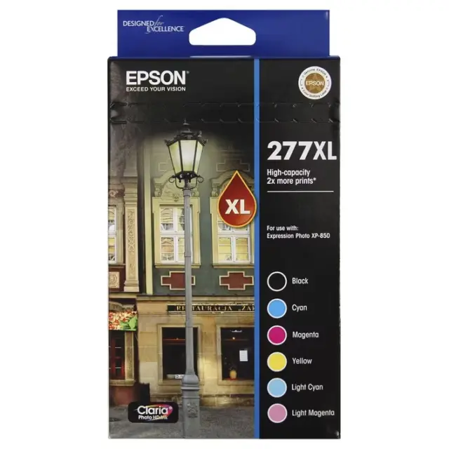 *GENUINE* Epson 277XL High Yield 6 Ink Cartridge Value Pack | Free Postage