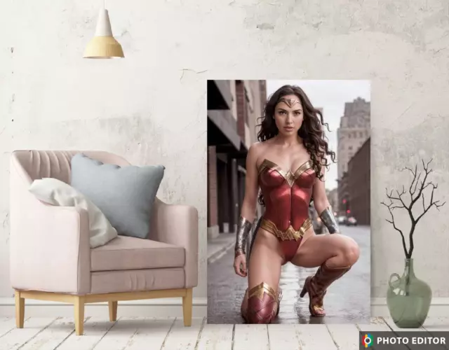 DC Comics Wonder woman Gal Gadot Canvas print poster artwork