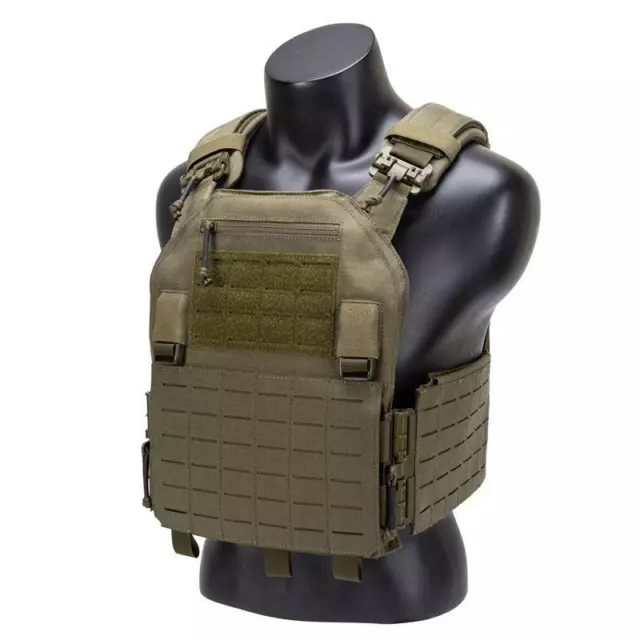 1000d Nylon Chaleco Tactico Vest Ranger-green Tactical 25x30cm Plate Carrie