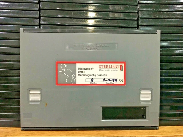 Sterling Diagnostic 18cm x 24cm Microvision Detail Mammography Cassette, Microvi