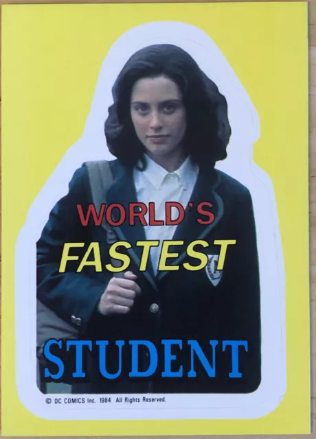 Topps Supergirl Story Cards - #2 World’s Fastest Student