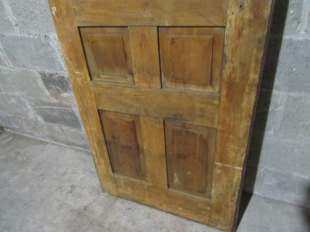 ~ Antique Pantry Door Glass Top ~ 28 X 89.5 ~ Architectural Salvage 12