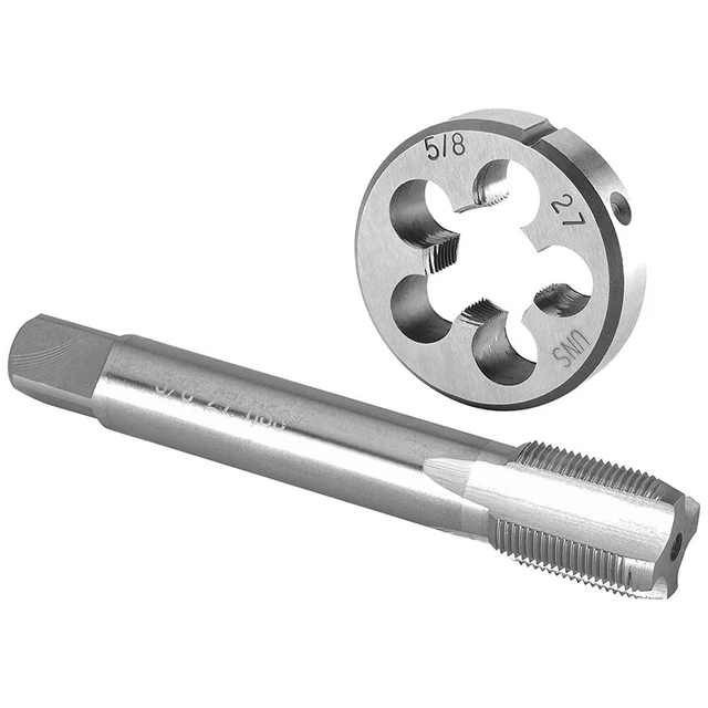 Jeu De Taraud Et Filière Conique HSS M10x1.25mm - Pour Filetage Métrique à Main - Neuf