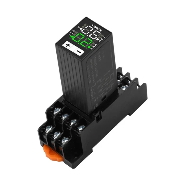 Relais Noir Universel 4 Broches 80A DC 12V 24V 36V 48V - Pour Voiture Et Batterie