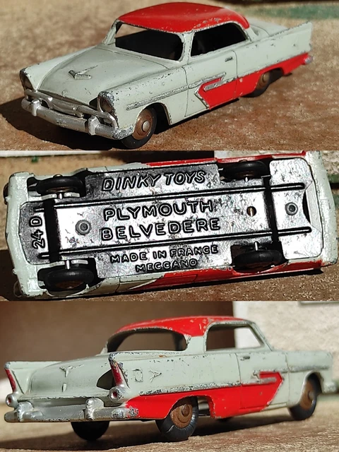 Plymouth Belvedere Dinky Toys Réf. 24D 1/43 MIB Meccano France