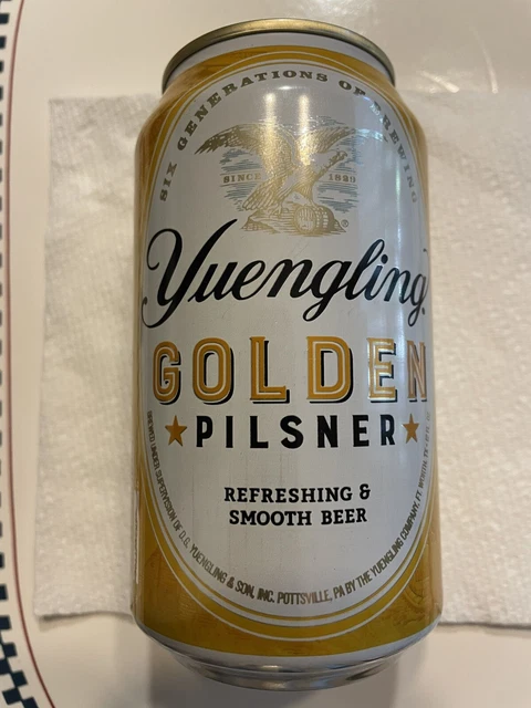 YUENGLING Gold Pilsner -America Oldest Brewery - Empty Beer Can-Texas Version
