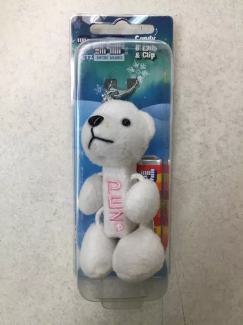 PEZ Petz Arctic Babies Polar Bear Candy Dispenser & Clip 2008