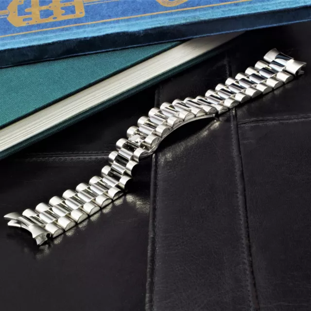 BRACCIALE IN ACCIAIO stile President 20 mm SEL compatibile con Rolex Datejust EUR 269 00 PicClick IT