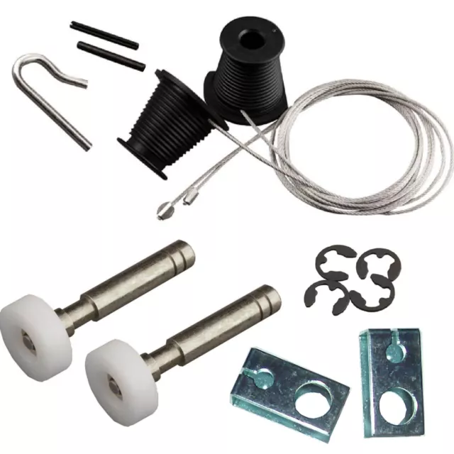 Conos y cables Henderson PREMIER, kit de reparación de husillos de rodillos, piezas de puerta de garaje
