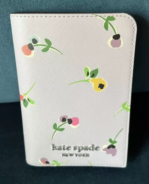 NWOT Kate Spade New York Lavender Flower Passport Holder Wallet