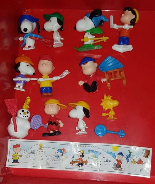 RETRO KINDER SURPRISE Egg Ferrero Snoopy Peanuts 1999 lot EUR 9,30
