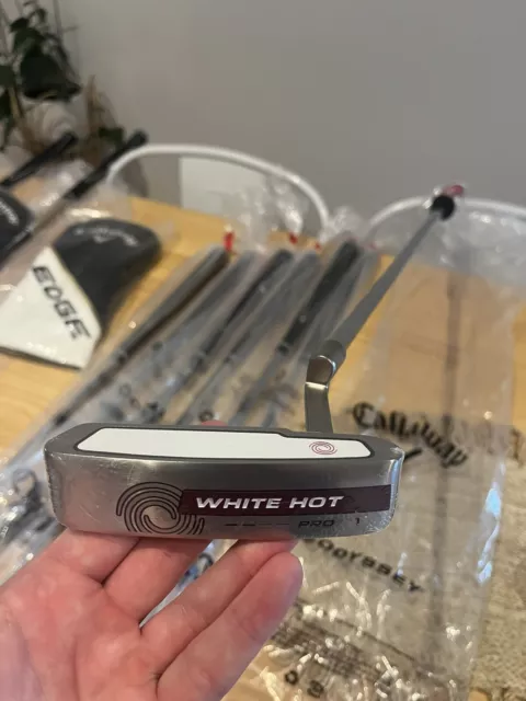 Brand New In the Packaging Odyssey White Hot Pro 1 Putter & Headcover