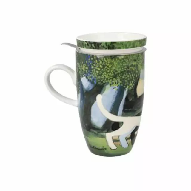 Goebel Teetasse mit Deckel und Sieb A Walk in the Green Tee Tasse 3