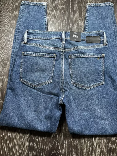 Mavi Lucy Jeans Womens Size Super High Rise Super Skinny 27 Dark Wash Denim 3