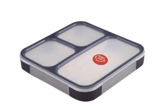 CB Japan Bento Lunchbox Gran Capacidad y Plano 800ml Azul Marino F/S W/