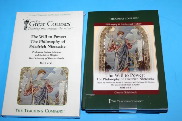 Great Courses  Brand New, Sealed + TRANSCRIPT  The Will To Power :  NIETZSCHE