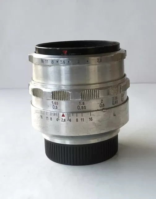 Carl Zeiss Jena Alu-Tessar 2.8/50mm (8BL) con conexión M42