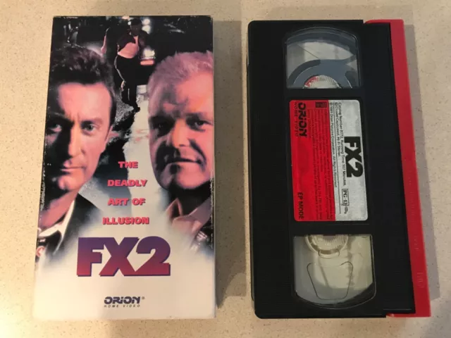 FX2 - THE Deadly Art of Illusion (VHS, 1991) Brian Dennehy, Bryan Brown 