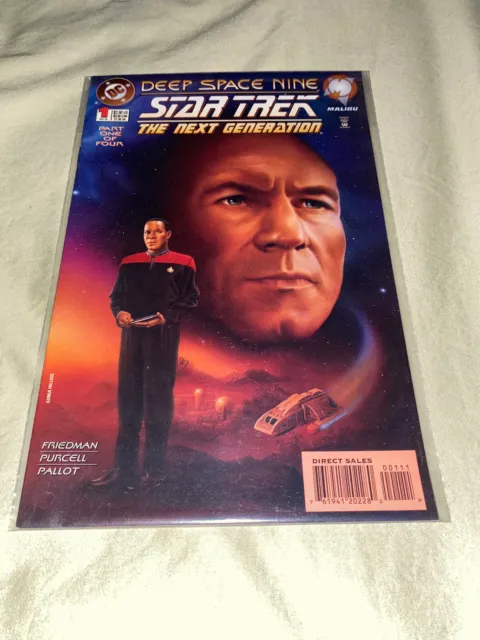 Star Trek The Next Generation Deep Space Nine #1 Dec 1994 DC Comics Comic Book
