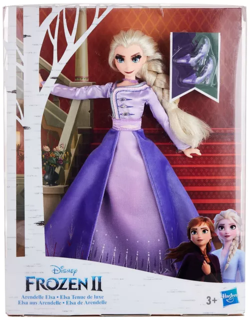 Disney Frozen Elsa Fashion Doll With Detailed Ombre Blue Dress