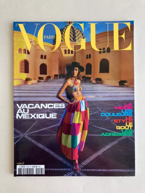 VOGUE Paris 1016 april 2021 avril cover revue mode Mexique magazine cover french