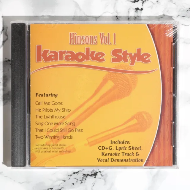 NEW - Hinsons Volume 1 (One) - Karaoke Style (CD+G) -- (Please Read)