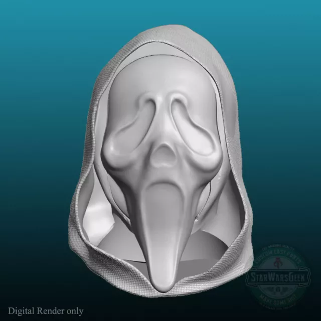 Scream moves Ghostface serial killer horror icon custom head for action figures